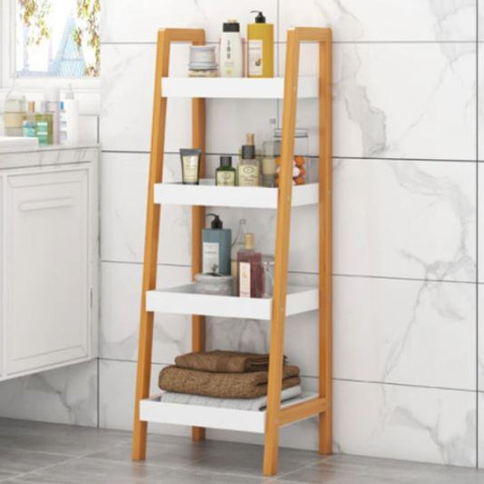 3/4 Tier Storage Shelf Bamboo Display Shelving Unit Kitchen Storage Rack