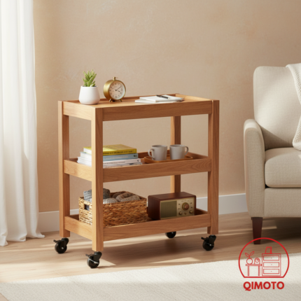 Wooden Storage Cart